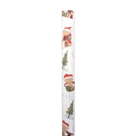 3m Forever Friends Christmas Wishes White Roll Wrap